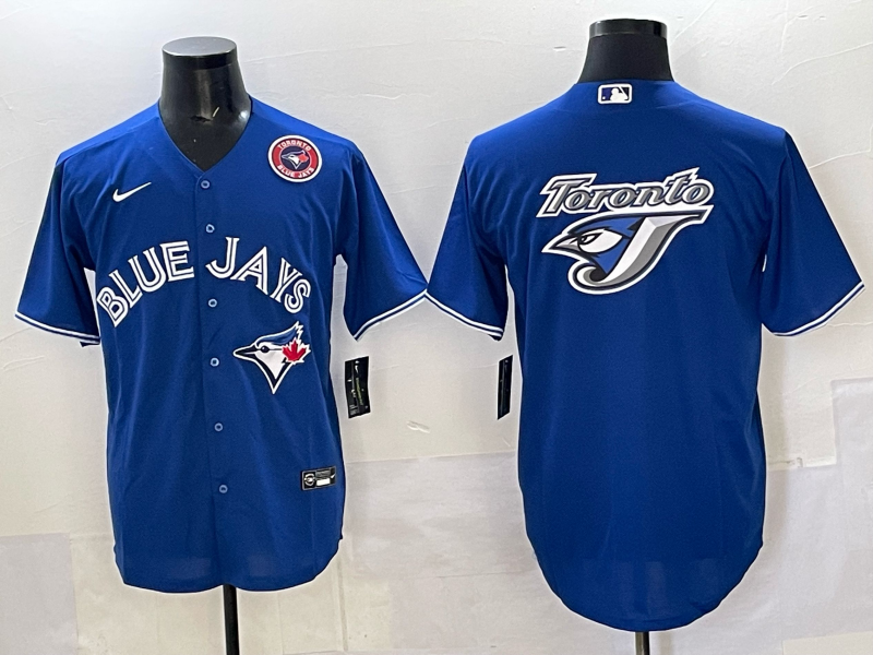 Men Toronto Blue Jays blank Blue Game 2025 Nike MLB Jersey style 006
